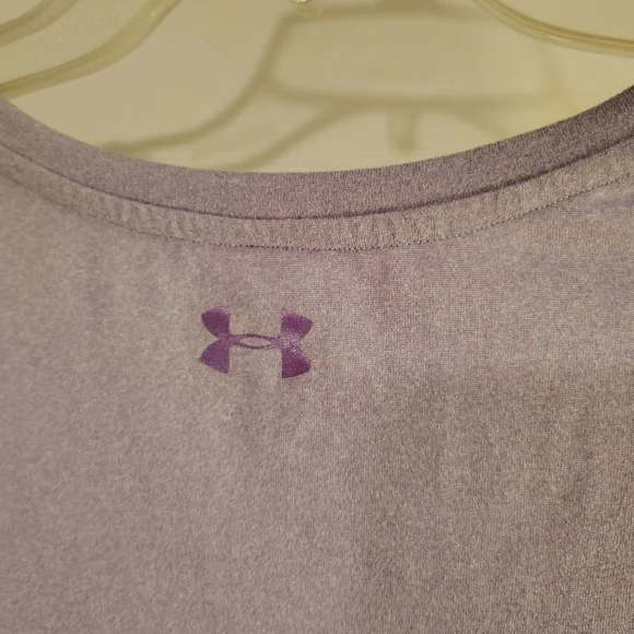 Under Armour Women's Lavender V-Neck Tee - Picture 4 of 5